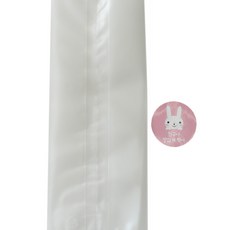 餅乾半透明包裝袋 30入+貼紙 兔子 30入, 1套