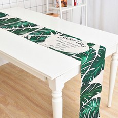 Noland 深色葉子風格桌旗 30 x 160 mm, 4, 30x160mm