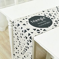 노랜드 다크화이트 스타일 테이블러너 30 x 180 mm, 1, 1개