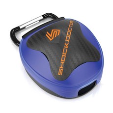 SHOCK DOCTOR 抗菌護齒套盒, 透明藍