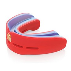 SHOCK DOCTOR 雙納米牙套 6600, 紅色的