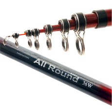 Sense Entec 多用途釣魚竿 420, 黑+紅