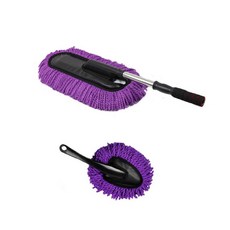 ANTS 汽車灰塵刷 大 +小型 紫色, 1套