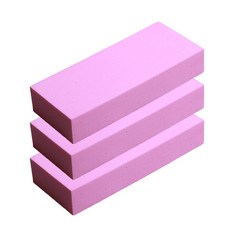 앤티스 직사각형 컬러풀 세차 스폰지, 3개, 핑크