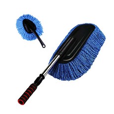 Antis汽車除塵刷大+小套組藍色, 1套