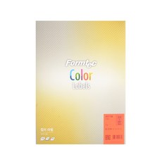 Formtec 電腦分類標示用標籤 HO-3130 橘色螢光, 1格, 10個