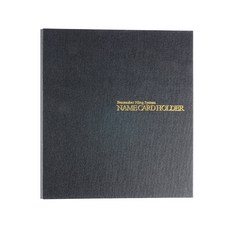 알에스씨 명함첩 합지 400매 RNC-400, 1단, 흑색