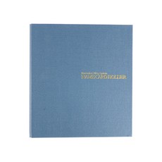 알에스씨 명함첩 합지 400매 RNC-400, 1단, 청색