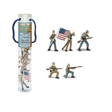 Safari Ltd 聯軍1公仔收藏筒組 679004, 1套