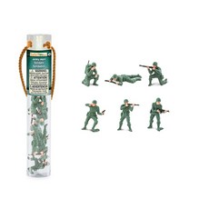 Safari LTD 士兵人偶收藏管組 678604, 1套