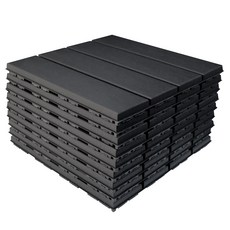 TIVOLI 北歐風地板 9入, 1套, 炭灰色