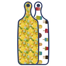 Loem Design Blue Edition 雙面硬質上菜砧板, 黃玫瑰藤蔓, 1個