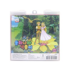 영아트 동화나라 양면 색종이 A타입 200p 랜덤 발송 + 케이스, 10색, 200매