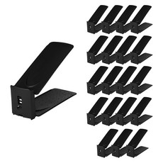 TIVOLI 升級鞋架黑色, 20件, 黑色