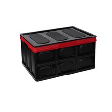 可折疊收納盒+防水袋, 黑色的, 1個