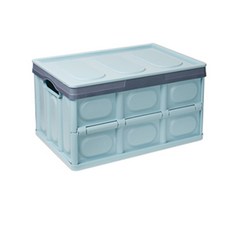 可折疊收納盒+防水袋, 藍色, 1個