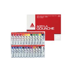 holbein 壓克力水粉, 20毫升, 24 種顏色