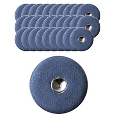 時尚亮點包布按扣 28mm, 藍色, 100個