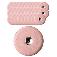 時尚亮點包布按扣 28mm, 粉紅色, 100個