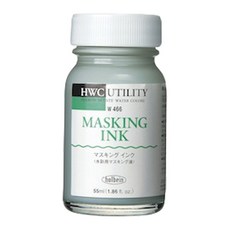 holbein 水彩用輔助遮蔽油墨, 55毫升, 1 種顏色