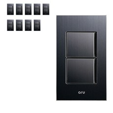 aru 腳開關黑色, 10片