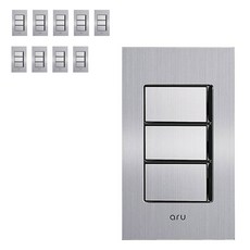 aru 三腳開關 銀色, 10片