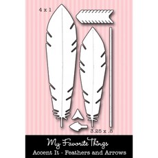 다이 LLD Accent It Feathers and Arrows, 1세트