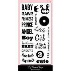 한가람아트타운 클리어스탬프 DC Baby Onesie, 혼합 색상