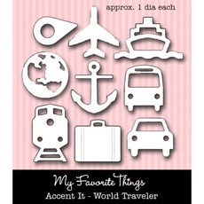 한가람아트타운 다이 북아트재료 LLD Accent It World Traveler, 1세트