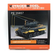 VOYAGERMODEL 1/35 WW2 德國 Bergepanzer Tiger 1 基本塑料模型貼花貼紙 PE35857, 混色