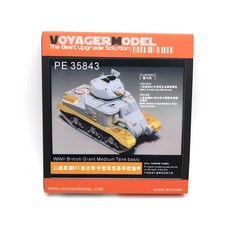 VOYAGERMODEL 1/35 WW2 英國格蘭特中型坦克基本塑料模型貼花貼紙, 混色