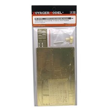 VOYAGERMODEL 1/35 二戰英國丘吉爾 Mk.III 步兵坦克擋泥板塑料模型貼花, 混色