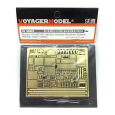 VOYAGERMODEL 1/35 現代美國 M270A1 Mittlere Artillerie Racketen System (MARS) 機艙內飾塑料模型貼花貼紙, 混色