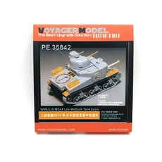 VOYAGERMODEL 1/35 WW2 US M3A4 Lee 中型坦克基本塑料模型貼花貼紙, 混色