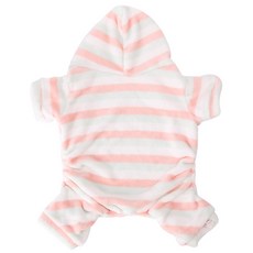 超級六寵物條紋連帽拉絨一體機, 01號