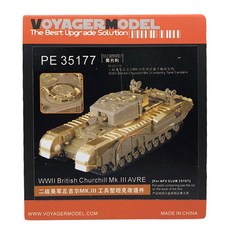 VOYAGERMODEL 1/35 二戰英國丘吉爾 Mk.III AVRE 塑料模型貼花, 混色