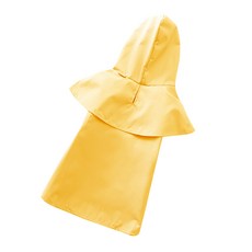 슈퍼식스 반려동물 귀여운 망토 비옷, 옐로우, 1개