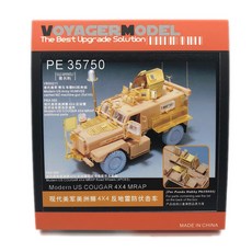 VOYAGERMODEL WY0593 1/35 現代美國 COUGAR 4X4 MRAP 塑料模型貼花, 混色