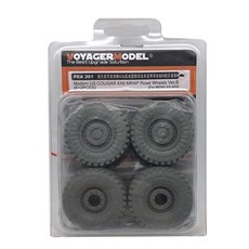 VOYAGERMODEL WY0909 1/35 現代美國 COUGAR 6X6 MRAP 公路車輪 VerB 6p + 2p 塑料模型貼花, 混色