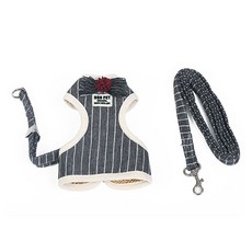 제제펫 플라워리본 하네스 + 리드줄 세트 L, Y499PDRH002, 1세트