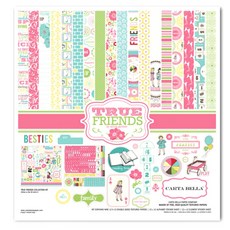 한가람아트타운 페이퍼 키트 True Friends kit collection, 혼합 색상, 1세트