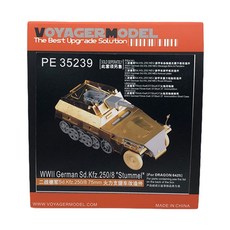 VOYAGERMODEL WY0251 1/35 二戰德國 Sd.Kfz.250/8 Stummel 塑料模型貼花, 混色