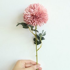 Block Mart 仿真花 室內裝飾品 蒲公英 2入, 灰粉色