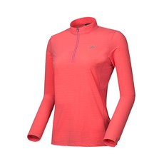 PRO WORLD CUP 女款半高領拉鍊長袖T恤 Q118-3201-1CR