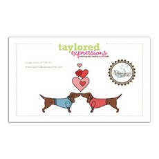 스튜디오제이 스탬프 Animals in Love - Dachshunds, 1개