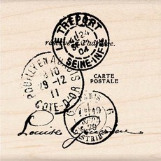 스튜디오제이 우드스탬프 treport postal, 1개