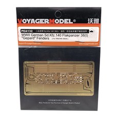 VOYAGERMODEL WY0777 1/35 二戰德國 Sd.Kfz.140 Flakpanzer 38 t 獵豹護舷塑料模型貼花, 混色