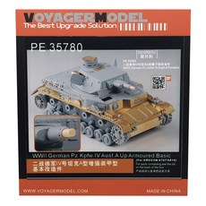 VOYAGERMODEL WY0608 1/35 二戰德國 Pz.Kpfw.IV Ausf.A Up Armored 基本塑料模型貼花, 混色