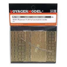 VOYAGERMODEL WY0724 1/72 俄羅斯 T-34 全可工作履帶塑料模型貼花, 混色