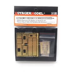 VOYAGERMODEL WY0809 1/35 二戰德國 Pz.Kpfw.IV Ausf.D mit 75mm Kw.K.40 L/43 附加裝甲塑料模型貼花, 混色